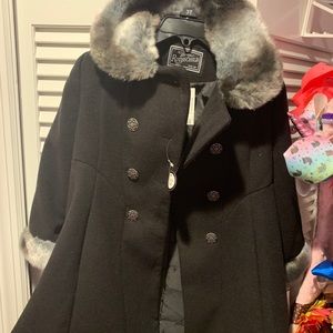 NWT Toddler long pea coat